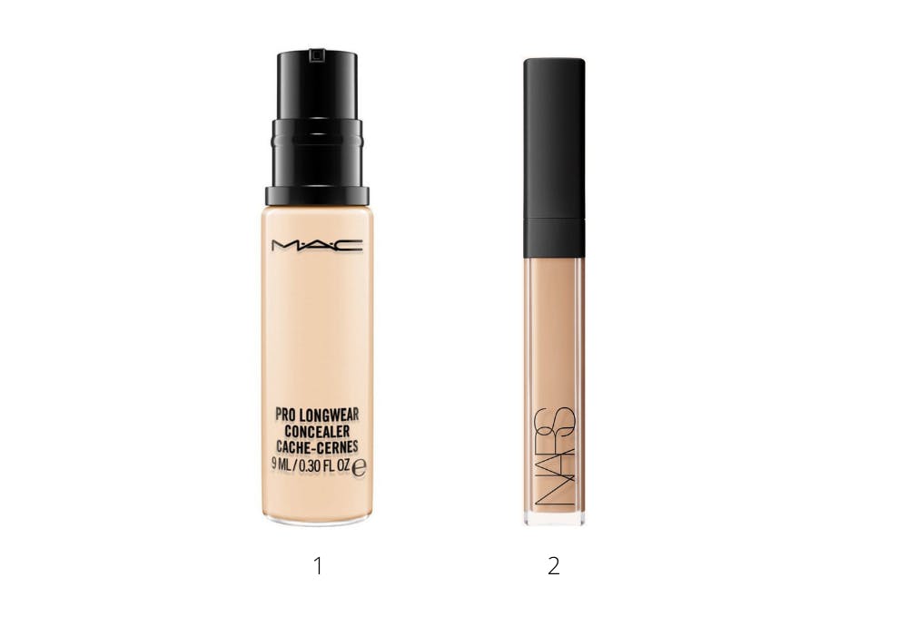 Flytende concealer: mac concealer, Clinique concealer